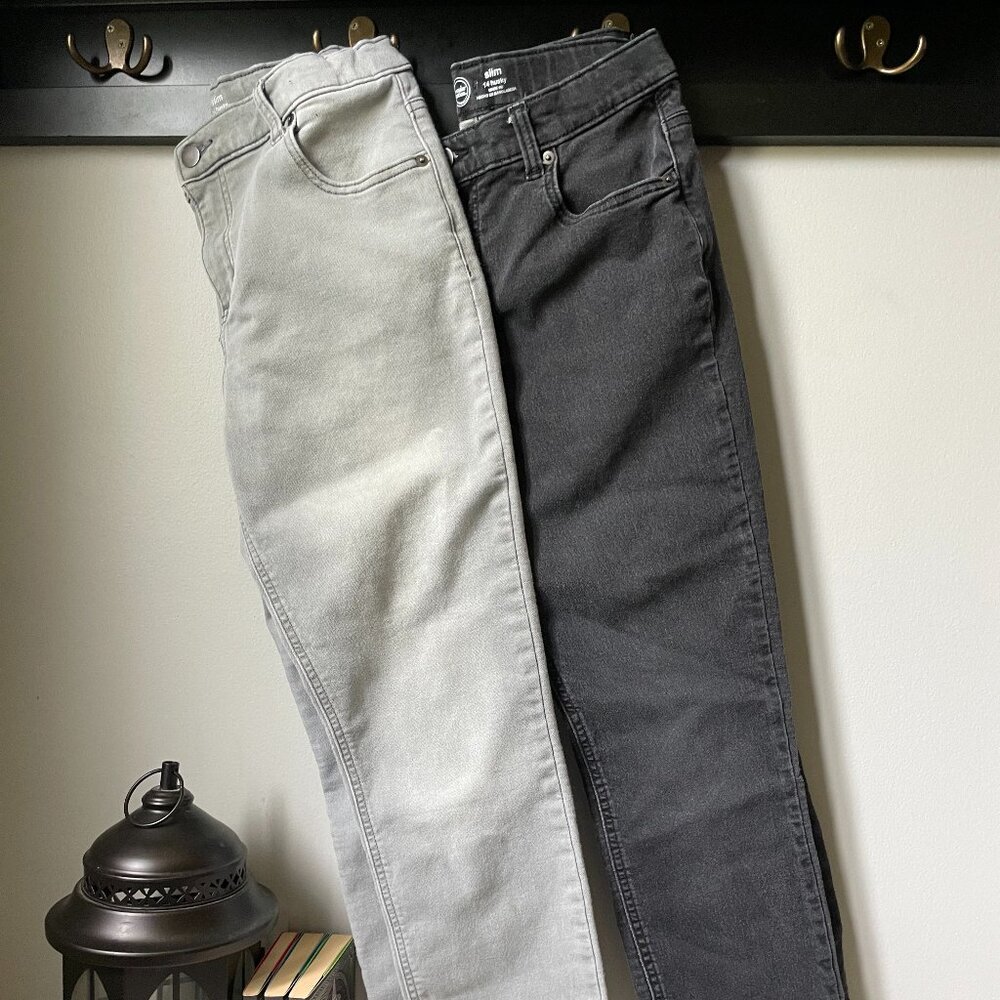 Wonder Nation Boy's Slim Fit Denim Jeans Bundle - Picture 3 of 8